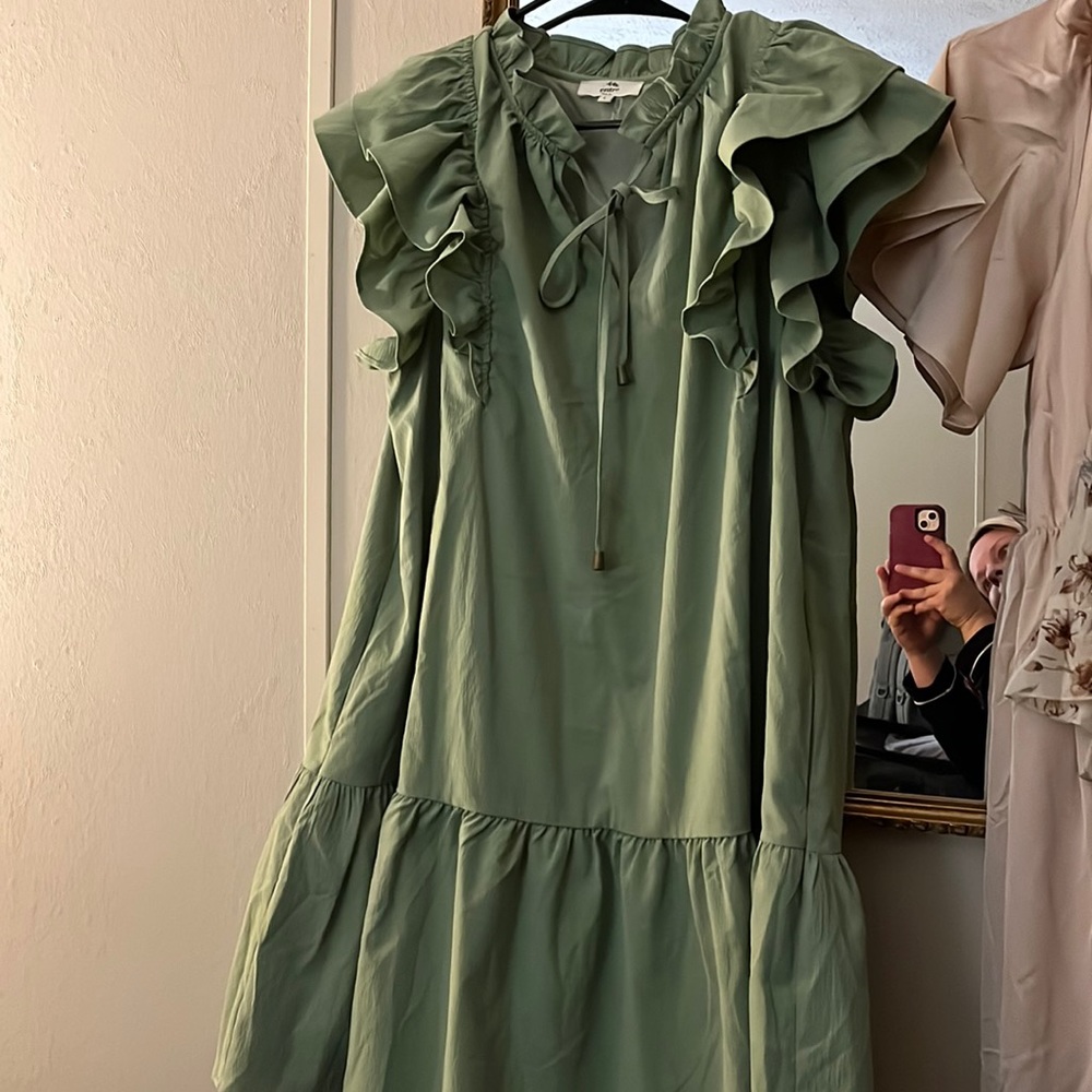 Green dress